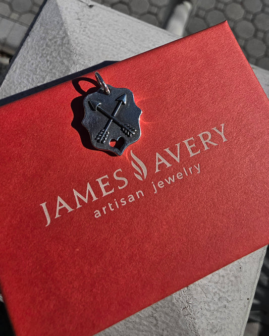 925 Sterling Silver James Avery Arrows Of Friendship Charm Pendant