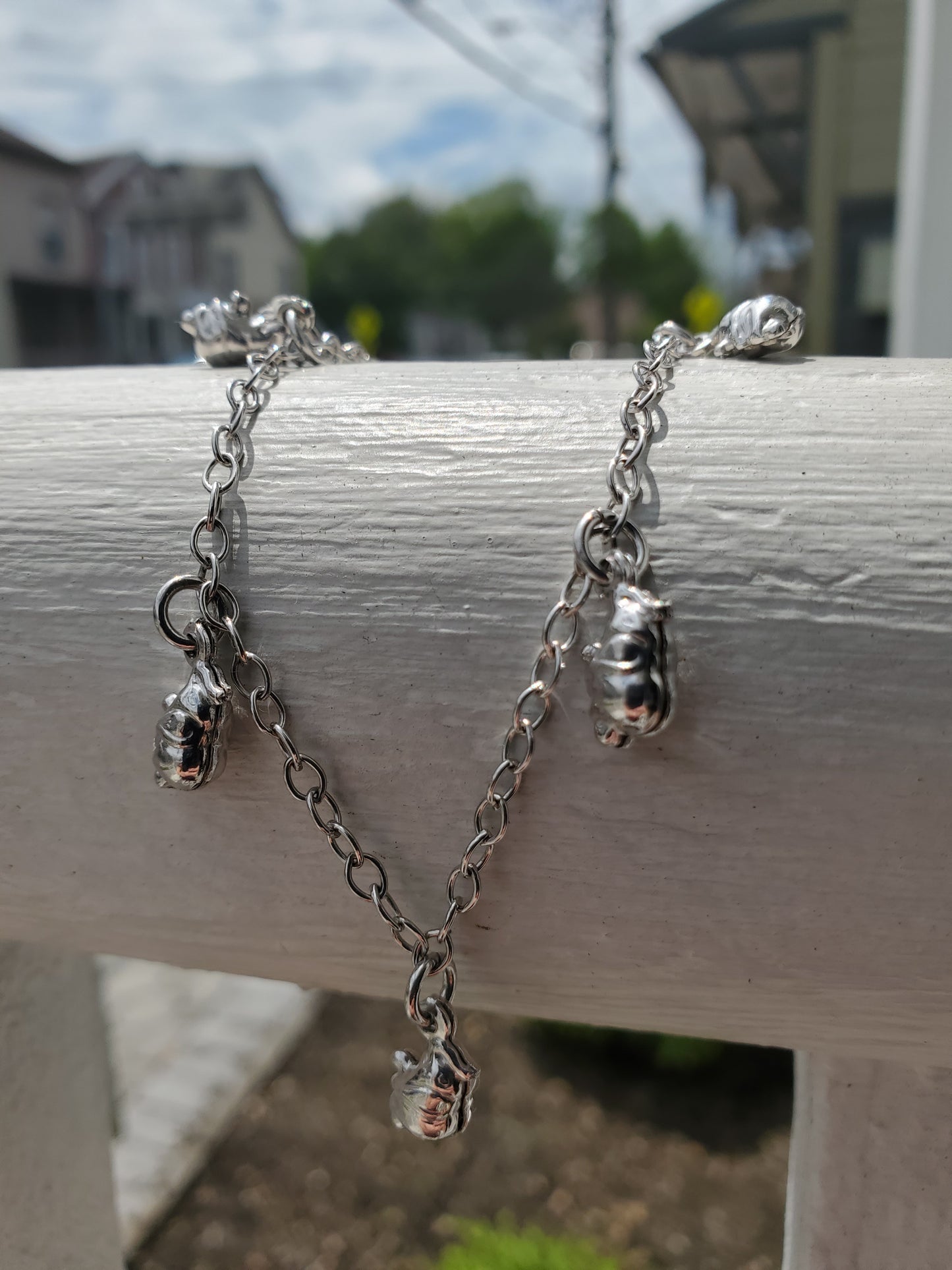 925 Sterling Silver Lucky Elephant Anklet