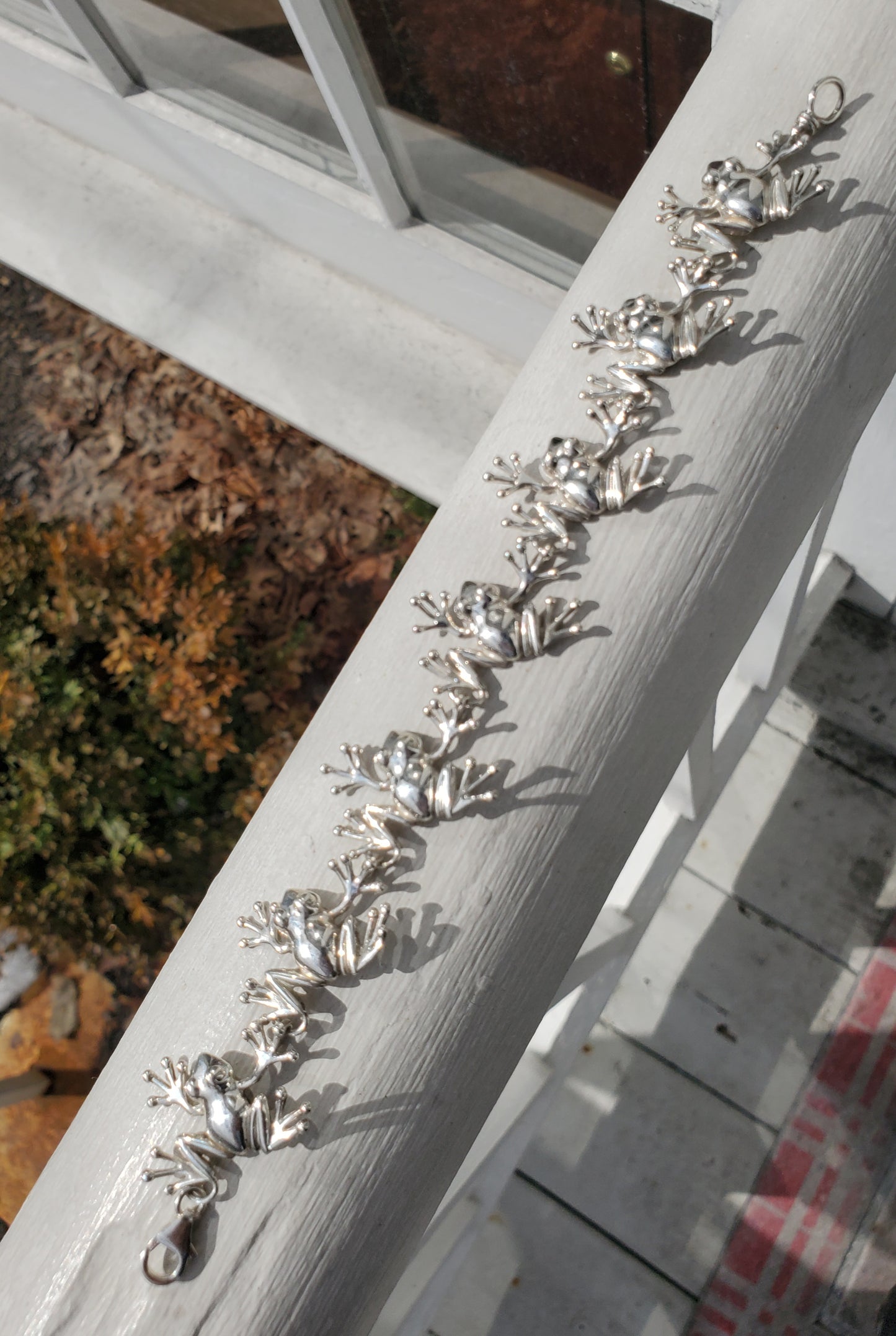925 Sterling Silver Tree Frog 🐸 Bracelet