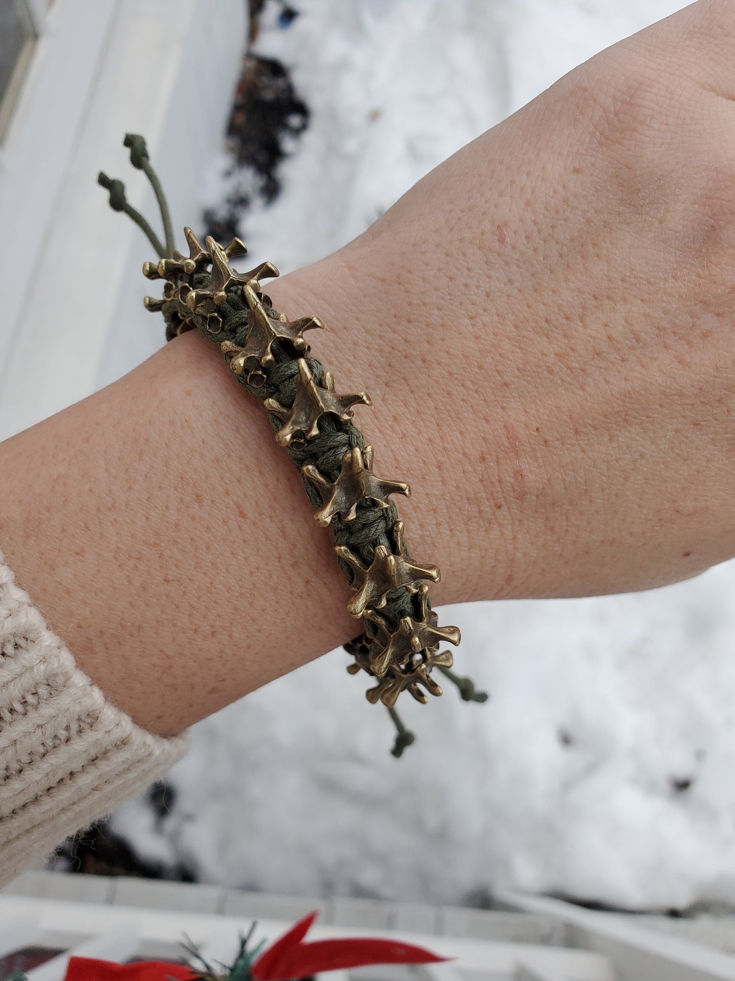 Adjustable Stainless Steel Dragon Spine Bracelet