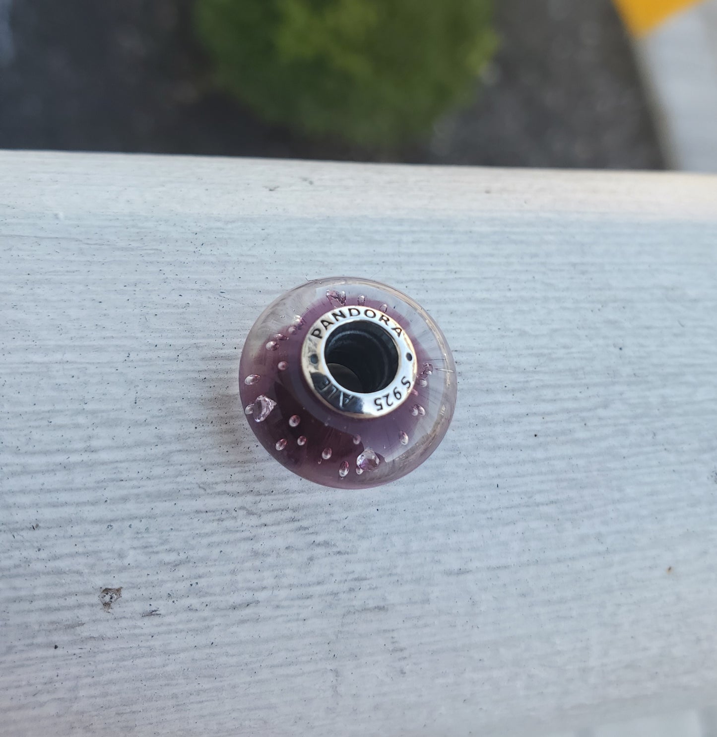 Pandora Purple Effervescent Murano Charm 791616CZ