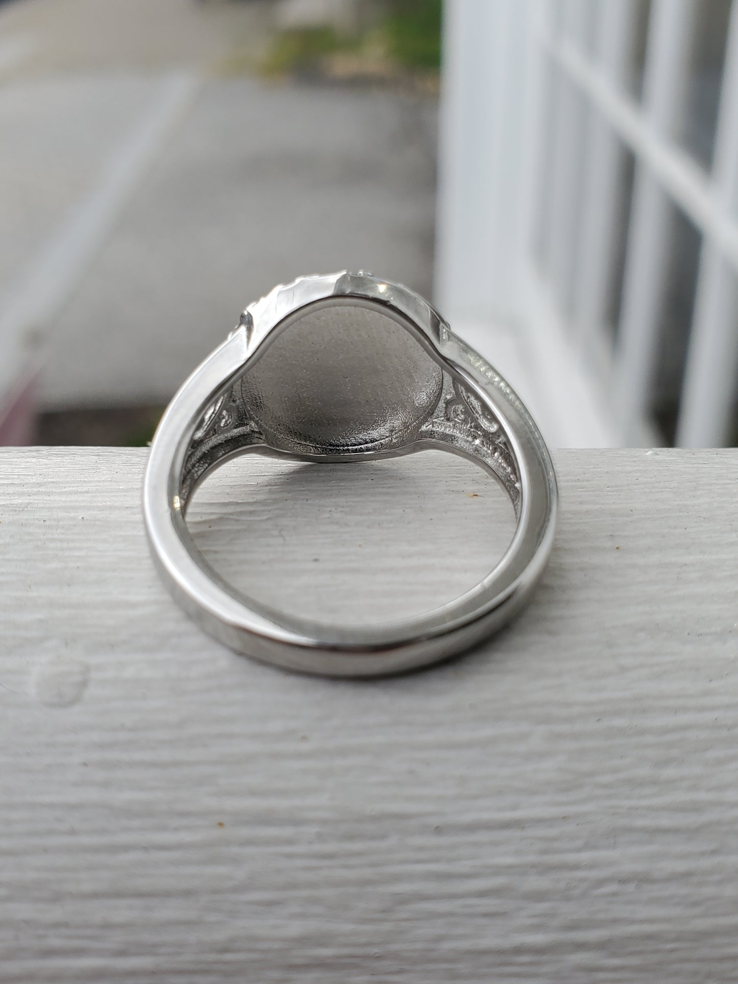 925 Sterling Silver Nature's Balance Wiccan Star Tree Ring