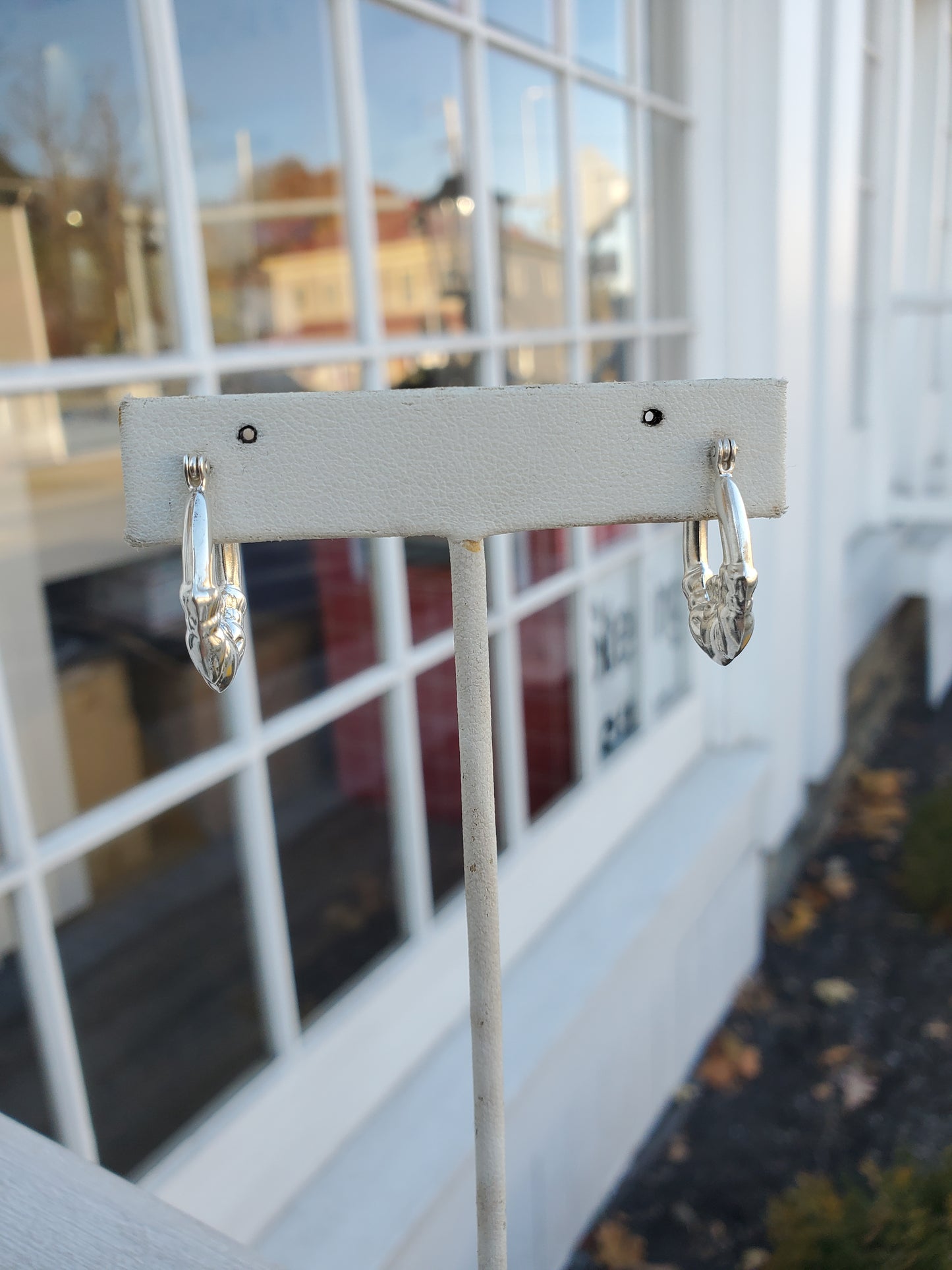 925 Sterling Silver Irish Claddagh Hoop Earrings