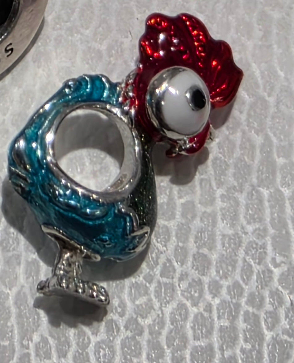 Pandora Disney Moana HEY HEY Chicken Bead Charm
